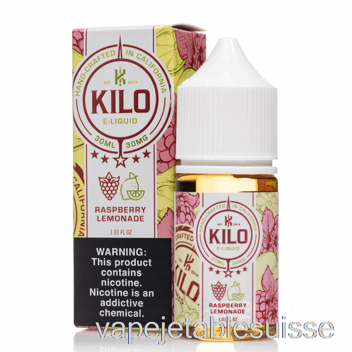 Vape Suisse Limonade Framboise - Kilo Sels De Relance - 30ml 50mg